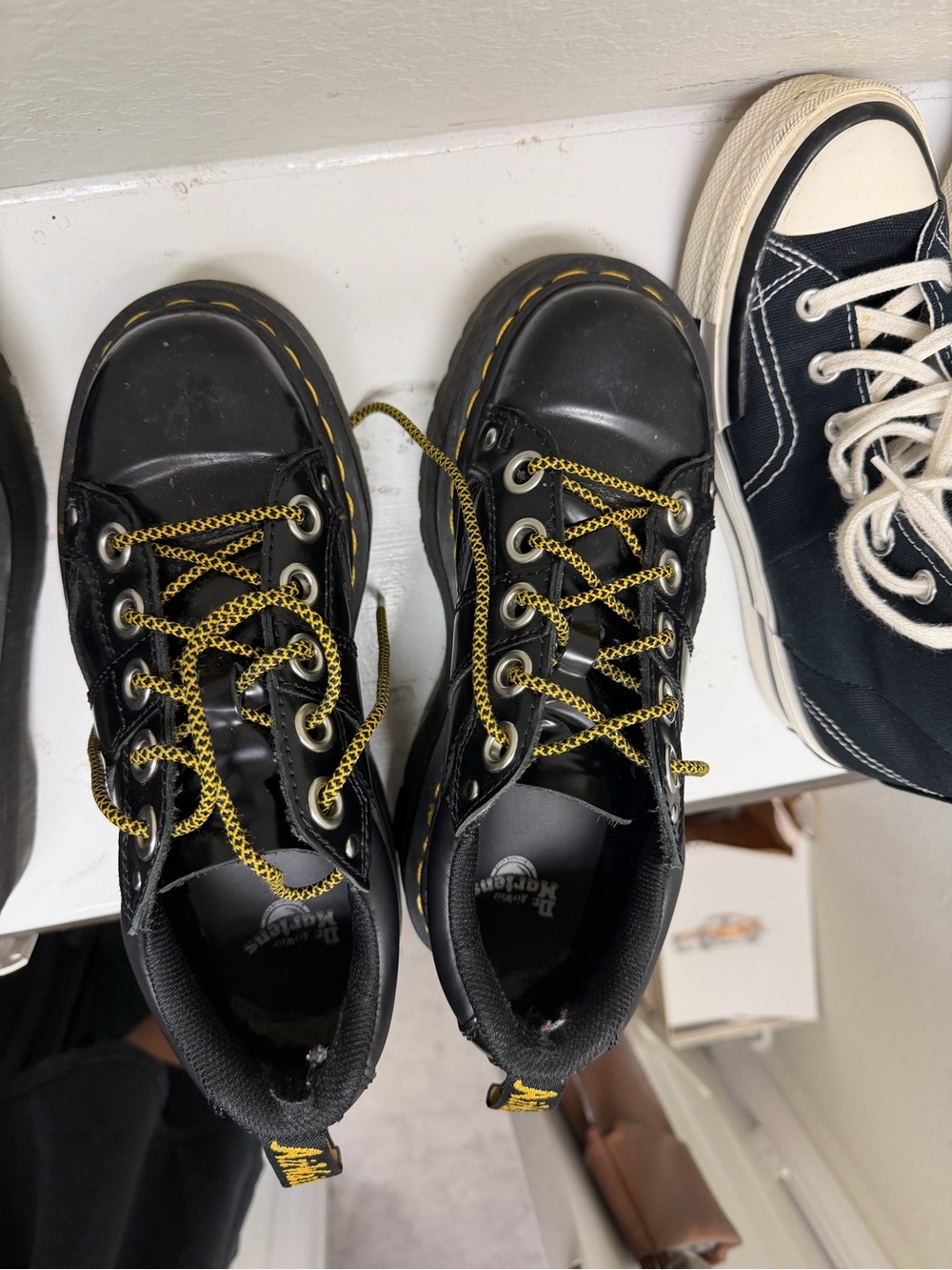 Dr. Martens Black Patent Platform boots - Picture 2 of 4